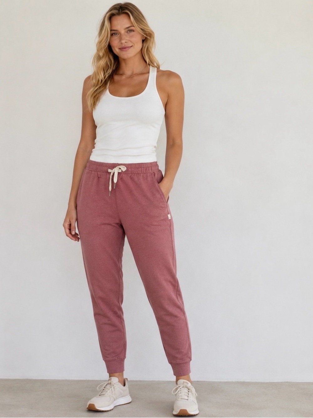 Vuori Performance Jogger Small Mauve DreamKnit Athleisure Pants